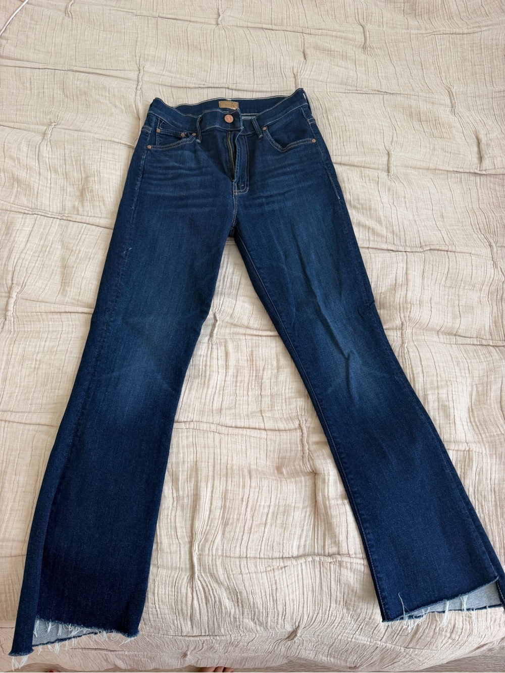 MOTHER Dark Blue Women's Flared Jeans